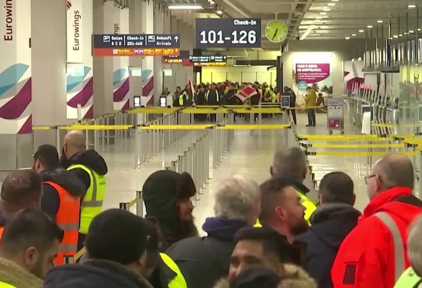 德国交通业全国大罢工！多地航班取消火车停运