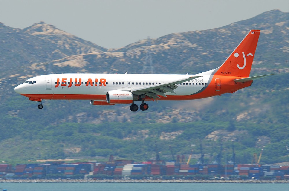 韩国济州岛国内航班因强风天气大量取消